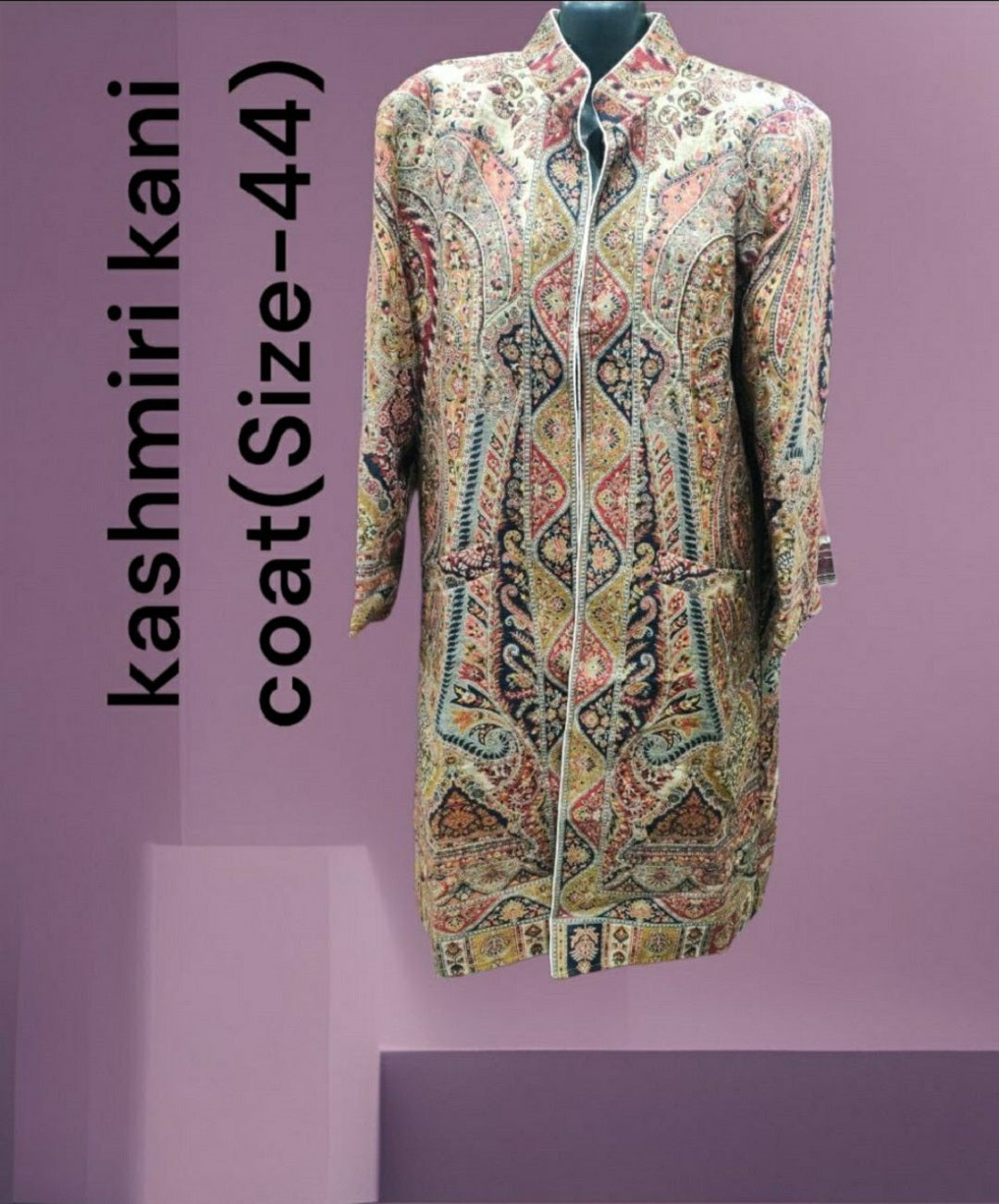 Buy Kashmiri Designer Jackets Online | Embroidered Silk Coat For Ladies