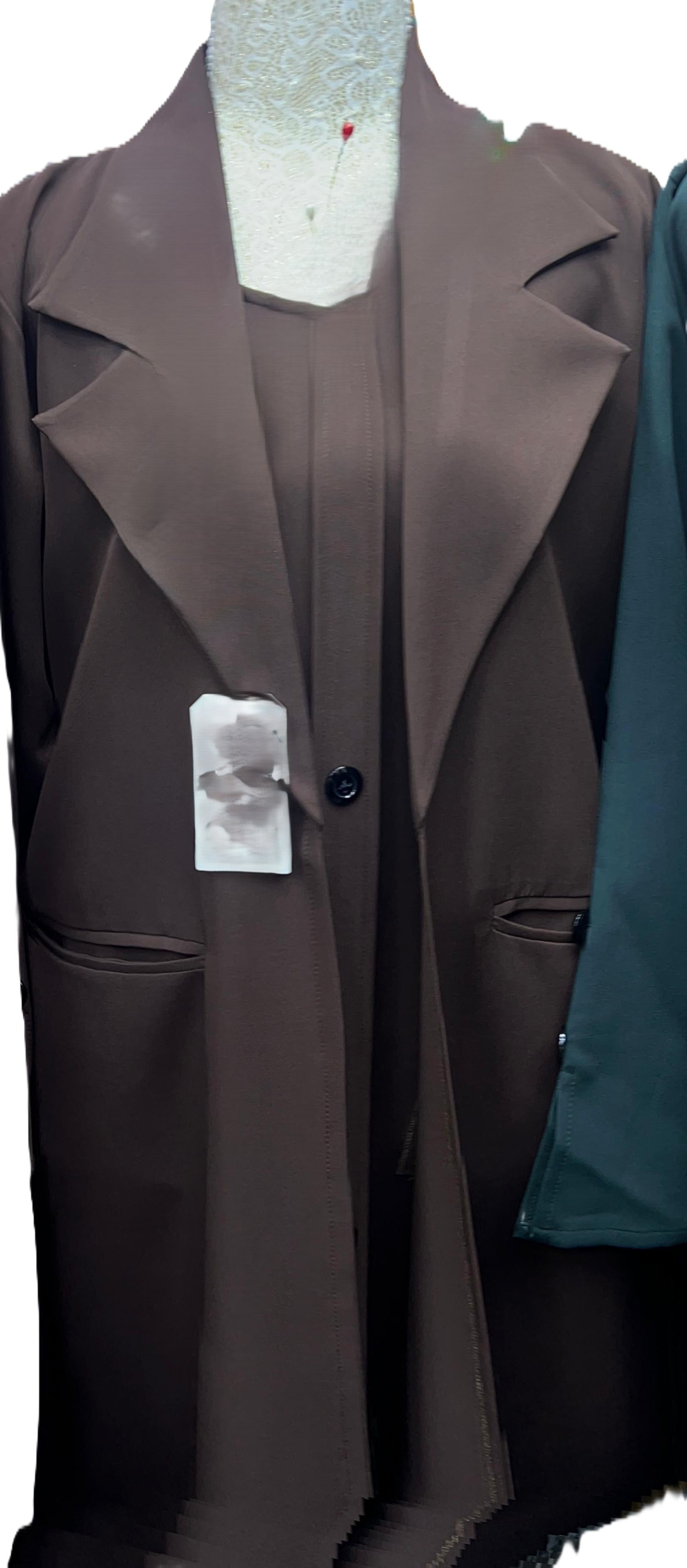 Slit Style Button Abaya