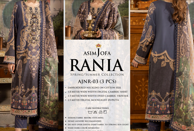 Asim Jofa Rania Luxury Lawn