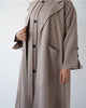 Slit Style Button Abaya