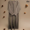 Modern Tube work Abaya : C045001