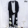 🌸 Floral Elegance Open Abaya 🌸 :  C001009